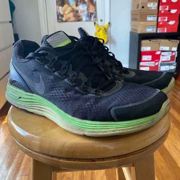 Nike Lunarglide 4 Shield - Size 10 - VERY WORN! - Picture 2 of 8